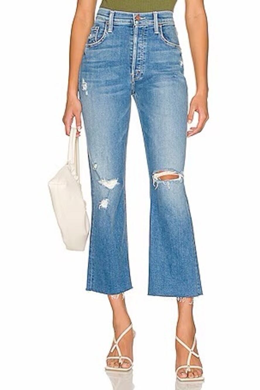Mother The Tripper Ankle Fray Jean in Play Like a Pirate Size 26 EUC